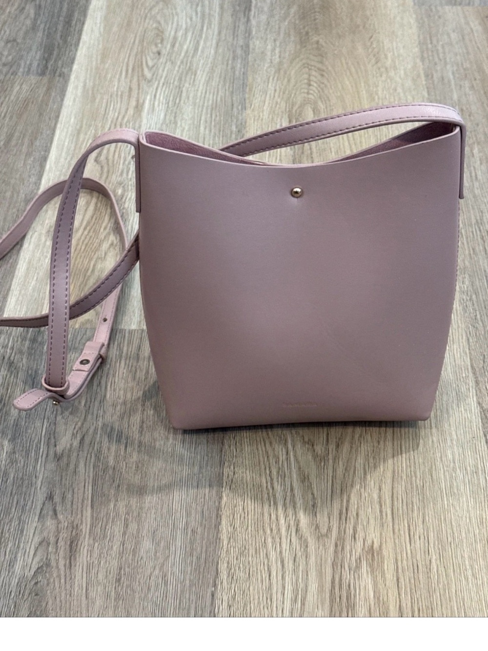 SAMARA Blush Pink Vegan Leather Mini Tote Bag